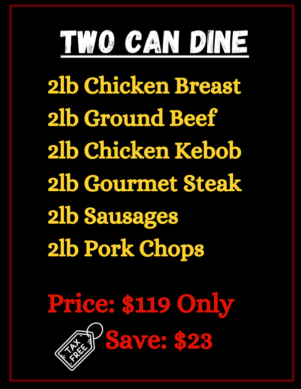 The Beckwith Butcher Two Can Dine