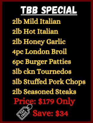 The Beckwith Butcher TBB Special