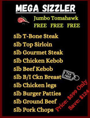 The Beckwith Butcher Mega Sizzler